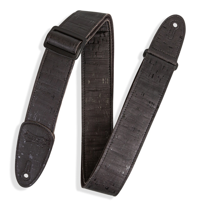 used-levy-s-mx8-blk-specialty-series-cork-strap-black Used Levy's MX8-BLK Specialty Series Cork Strap, Black