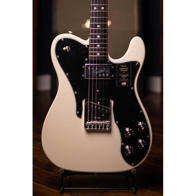 fender-american-vintage-ii-77-telecaster-custom-electric-guitar-olympic-white Fender American Vintage II 77 Telecaster Custom Electric Guitar - Olympic White