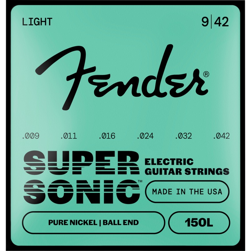 fender-supersonic-150l-guitar-string-set-pure-nickel-ball-end-gauges-009-042 Fender SuperSonic 150L Guitar String Set, Pure Nickel, Ball End, Gauges 009-.042
