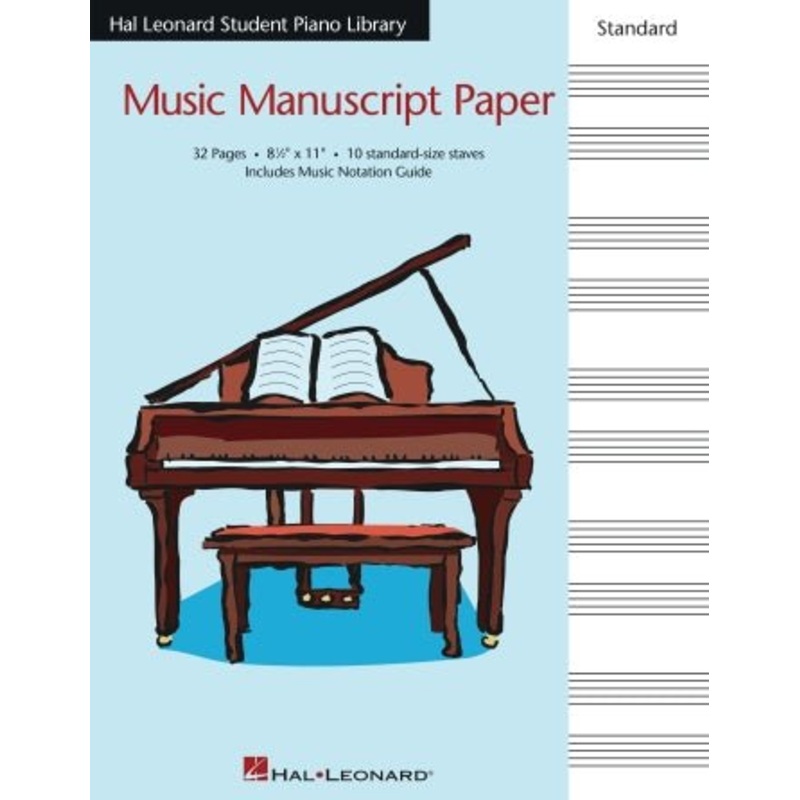 hal-leonard-student-piano-library-standard-music-manuscript-paper HAL LEONARD STUDENT PIANO LIBRARY STANDARD MUSIC MANUSCRIPT PAPER