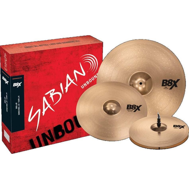 sabian-45003x-b8x-performance-set-3-pack-cymbal-package-made-in-canada SABIAN 45003X B8X Performance Set 3-pack Cymbal Package Made In Canada