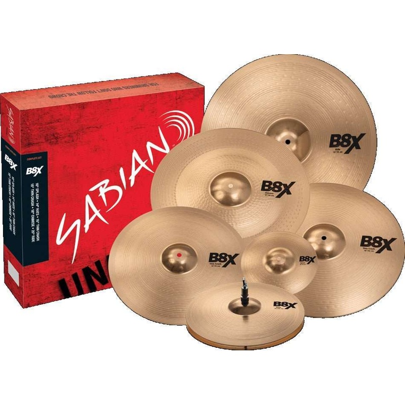 sabian-45006x-b8x-complete-set-6-pack-cymbal-package-made-in-canada SABIAN 45006X B8X Complete Set 6-Pack Cymbal Package Made In Canada