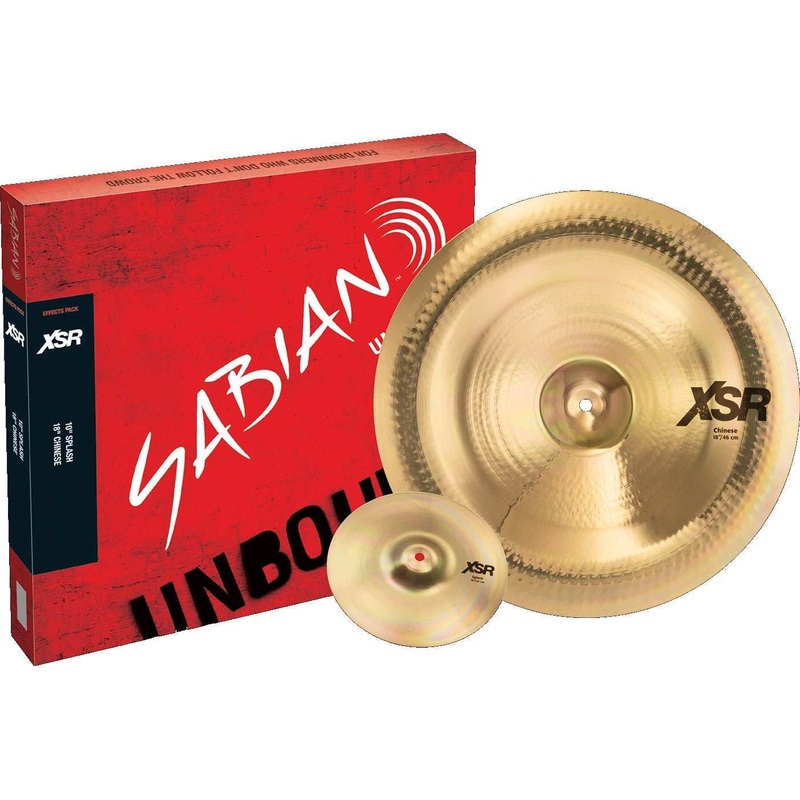 sabian-xsr5005eb-xsr-effects-set-2-pack-cymbal-package-made-in-canada SABIAN XSR5005EB XSR Effects Set 2-Pack Cymbal Package Made In Canada