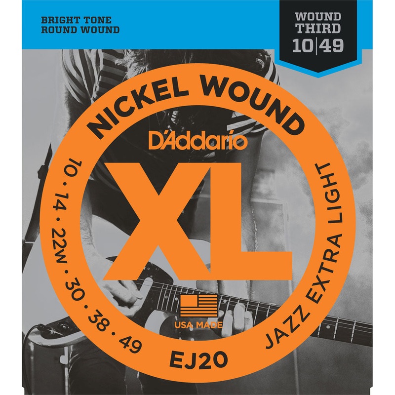 d-addario-ej20-nickel-wound-jazz-extra-light-electric-guitar-strings D'Addario EJ20 Nickel Wound Jazz Extra Light Electric Guitar Strings