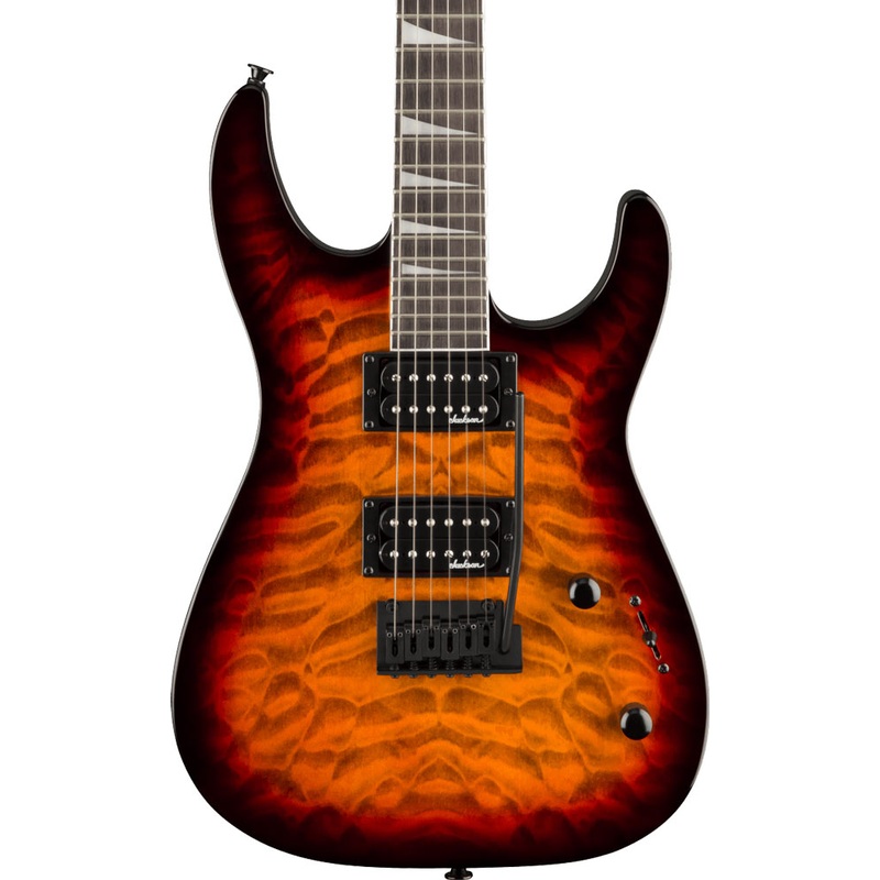 jackson-js-series-dinky-js20-dkq-2pt-transparent-tobacco-burst Jackson JS Series Dinky JS20 DKQ 2PT - Transparent Tobacco Burst
