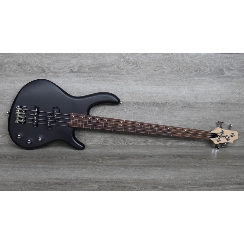 cort-action-pj-bass-guitar-open-pore-black Cort Action PJ Bass Guitar, Open Pore Black
