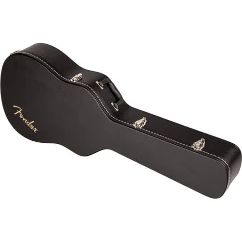 fender-flat-top-dreadnought-acoustic-guitar-case-black Fender Flat-Top Dreadnought Acoustic Guitar Case - Black