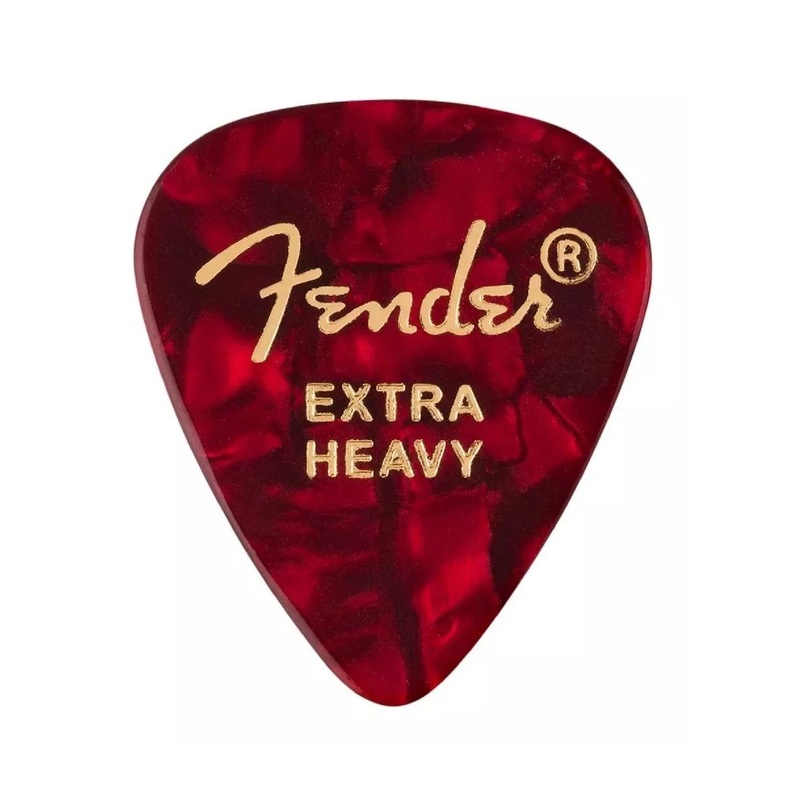 fender-premium-celluloid-351-shape-red-moto-extra-heavy-12pk Fender Premium Celluloid 351 Shape, Red Moto, Extra Heavy (12Pk)