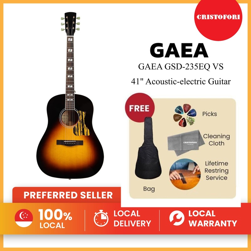 gaea-gsd-235eq-vs-41-acoustic-electric-guitar GAEA GSD-235EQ VS 41" Acoustic-electric Guitar