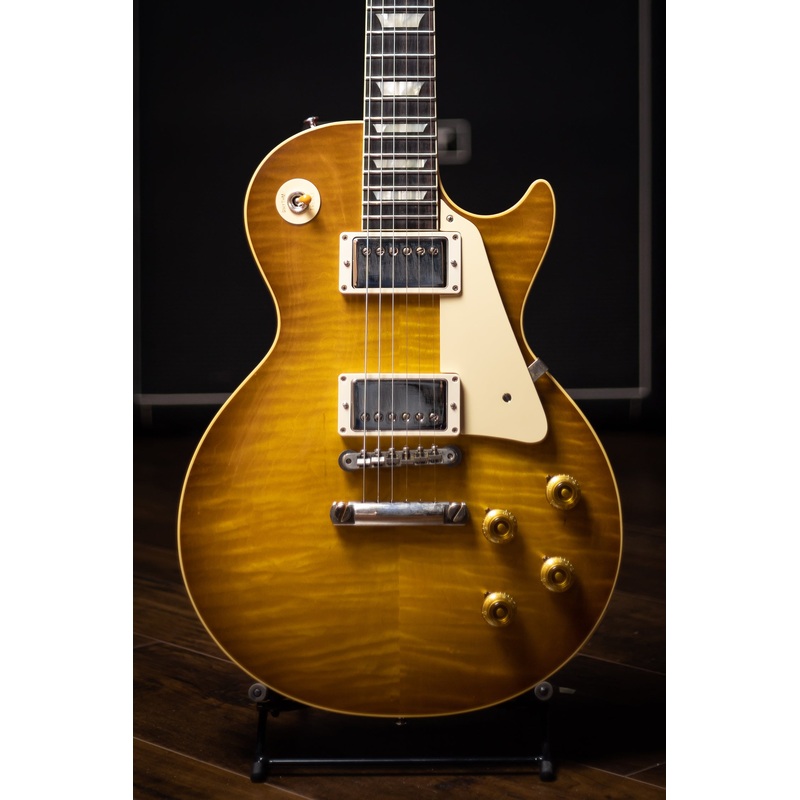 gibson-custom-shop-1959-les-paul-standard-vos-reissue-electric-guitar-dirty-lemon-vos Gibson Custom Shop 1959 Les Paul Standard VOS Reissue Electric Guitar - Dirty Lemon VOS