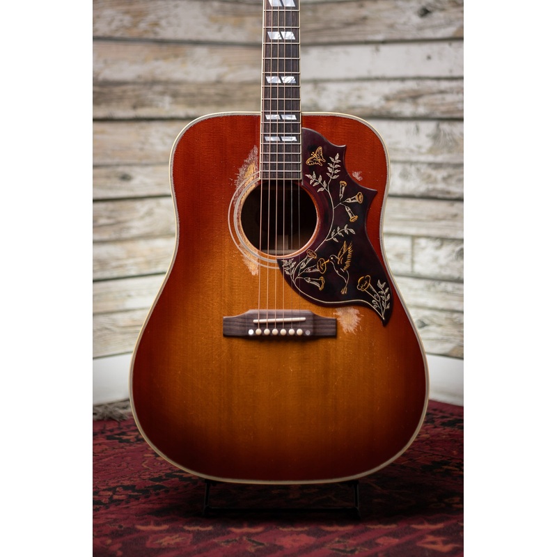 gibson-custom-shop-1960-hummingbird-murphy-lab-heavy-aged-acoustic-guitar-cherry-sunburst Gibson Custom Shop 1960 Hummingbird Murphy Lab Heavy Aged Acoustic Guitar - Cherry Sunburst