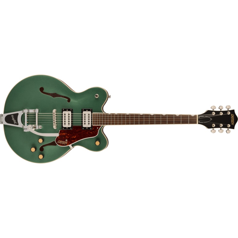 gretsch-g2622t-streamliner-center-block-double-cut-with-bigsby-laurel-fingerboard-broadtron-bt-3s-pickups-steel-olive Gretsch G2622T Streamliner Center Block Double-Cut with Bigsby, Laurel Fingerboard, BroadTron BT-3S Pickups, Steel Olive