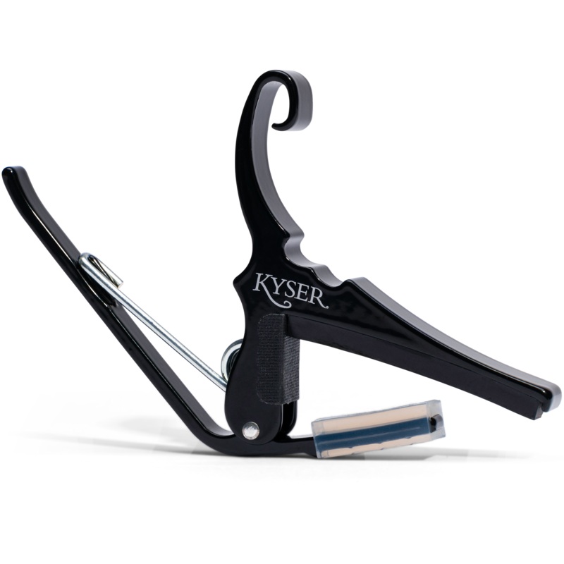 kyser-kg6ba-quick-change-acoustic-guitar-capo-black Kyser KG6BA Quick Change Acoustic Guitar Capo - Black