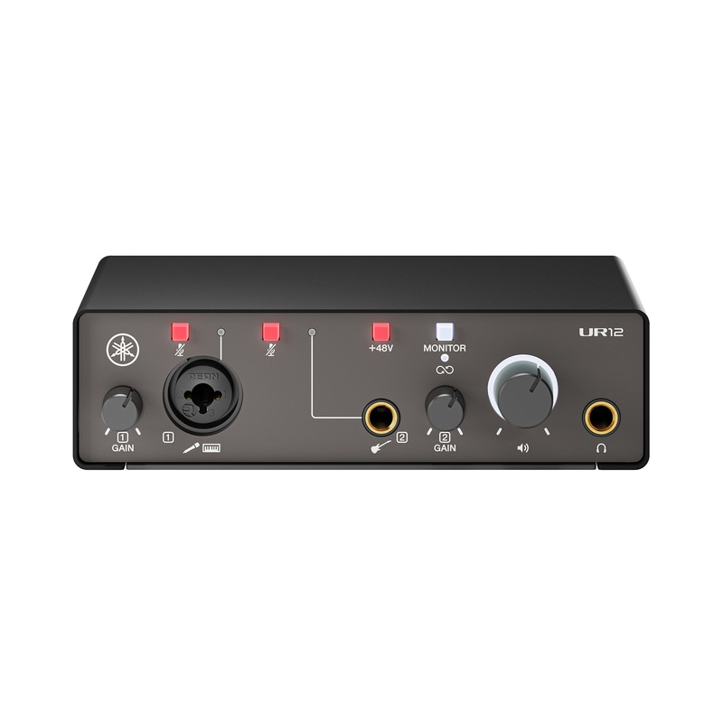 yamaha-ur12mk3-b-audio-interface-black Yamaha UR12MK3 B Audio Interface - Black