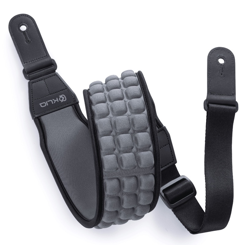 aircell-guitar-strap-for-bass-electric-guitar-adjustable-grey-regular-length AirCell Guitar Strap for Bass & Electric Guitar, Adjustable, GREY (Regular Length)