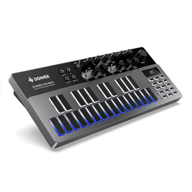 donner-essential-b1-analog-bass-synthesizer-sequencer Donner Essential B1 Analog Bass Synthesizer & Sequencer