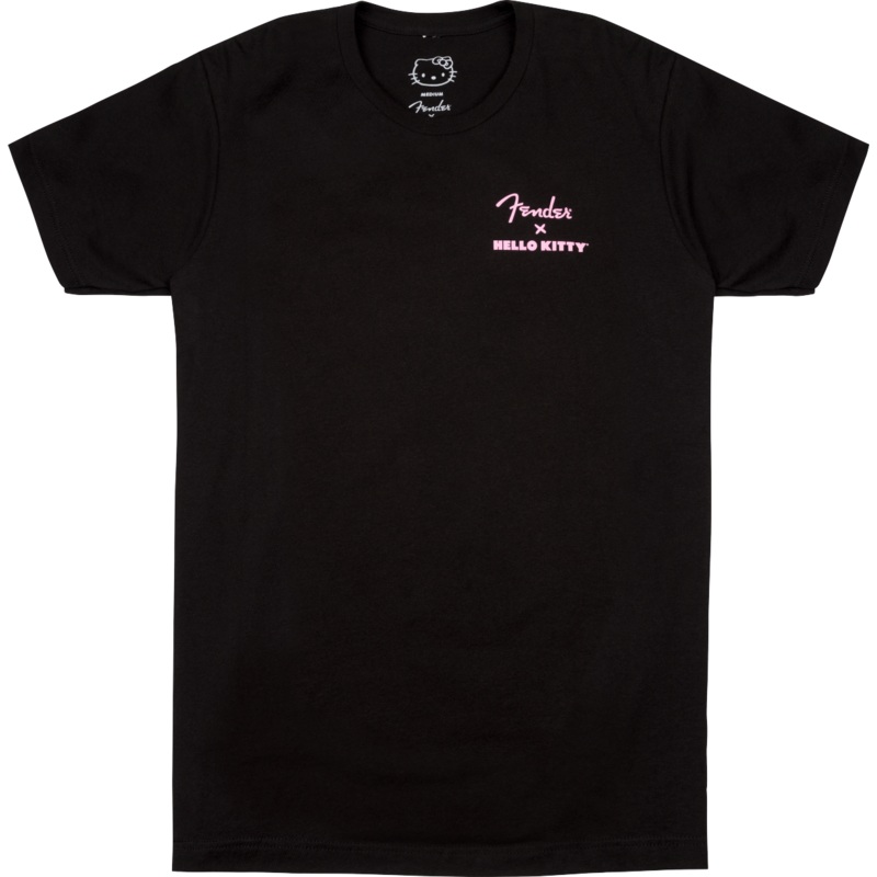 fender-x-hello-kitty-back-logo-tee-blk-l Fender x Hello Kitty Back Logo Tee - Blk L