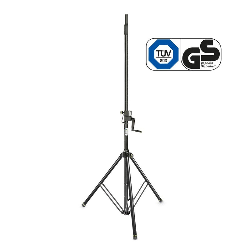 gravity-sp4722b-wind-up-speaker-stand-single Gravity SP4722B Wind Up Speaker Stand (Single)