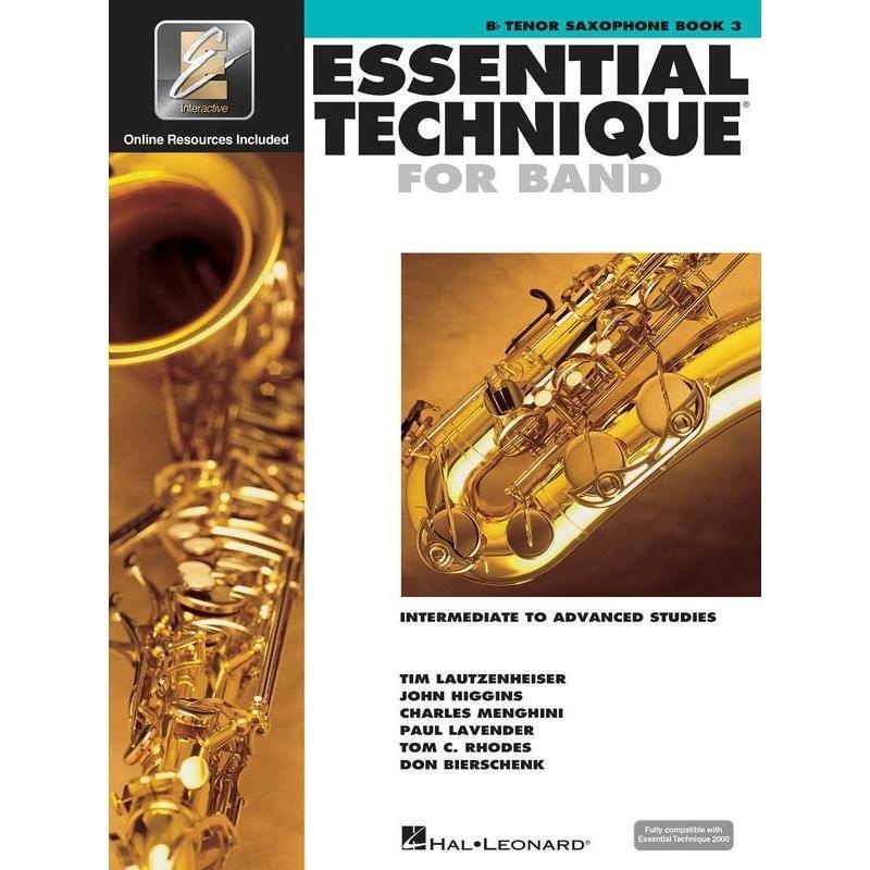 essential-technique-for-band-tenor-saxophone-book-3 Essential Technique For Band - Tenor Saxophone Book 3