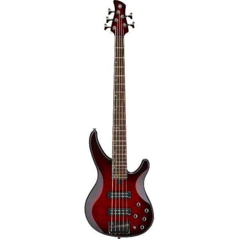 yamaha-trbx605fm-electric-bass-dark-red-burst Yamaha TRBX605FM Electric Bass - Dark Red Burst