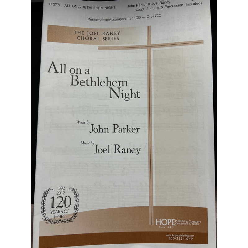 all-on-a-bethlehem-night-satb-raney-parker All on a Bethlehem Night - SATB - Raney / Parker
