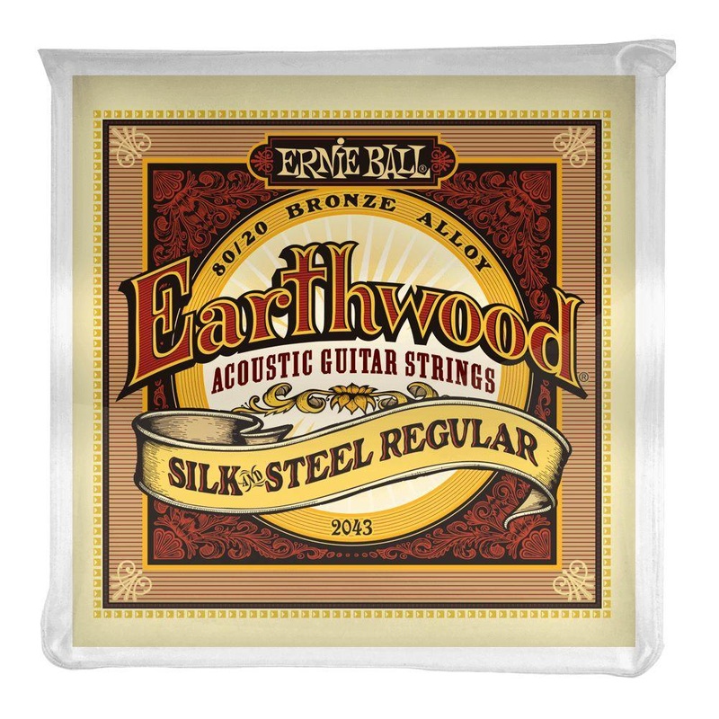 ernie-ball-earthwood-silk-steel-acoustic-string-set-regular-013-056 Ernie Ball Earthwood Silk & Steel Acoustic String Set, Regular .013-.056