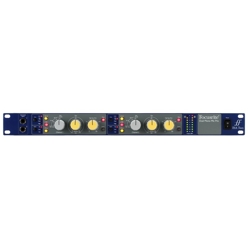 focusrite-isa-two-2ch-microphone-preamp Focusrite ISA TWO 2ch Microphone Preamp