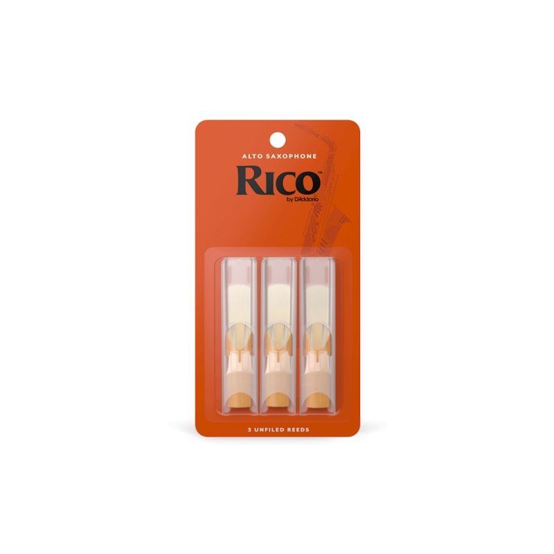 rico-alto-saxophone-reeds-pack-of-3-strength-3-0 Rico Alto Saxophone Reeds - Pack of 3 - Strength 3.0