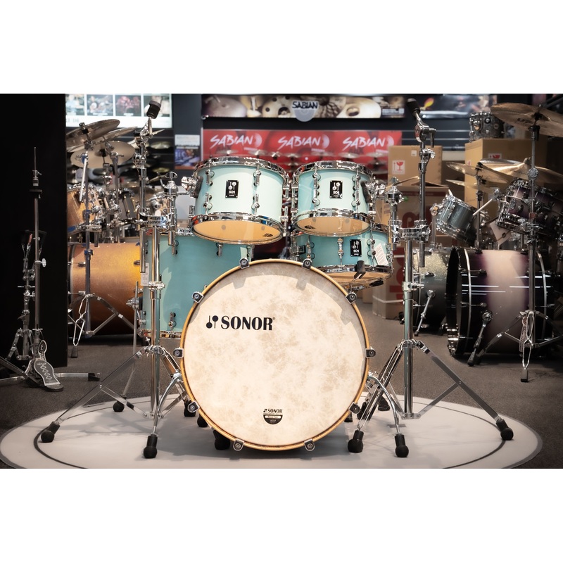 sonor-sq1-series-5-pc-drum-kit-shell-pack-cruiser-blue Sonor SQ1 Series 5-pc Drum Kit - Shell Pack - Cruiser Blue