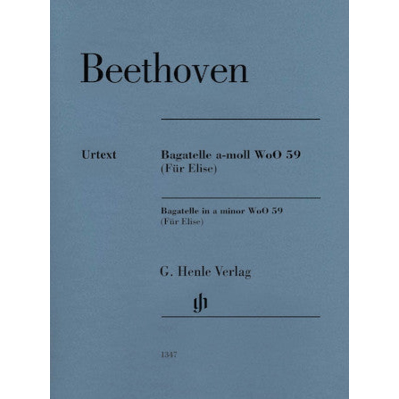 bagatelle-in-a-minor-woo-59-fr-elise-beethoven-henle Bagatelle in A minor WoO 59 (Fr Elise) - Beethoven/Henle