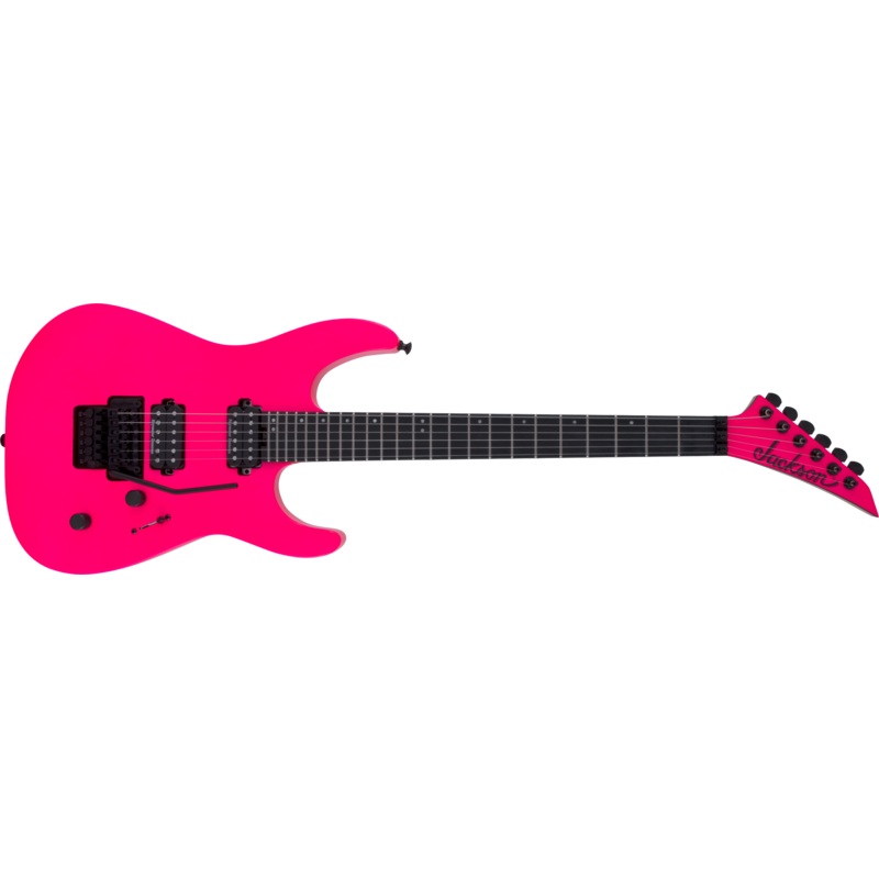 jackson-pro-series-dinky-dk2-ebony-fingerboard-neon-pink Jackson Pro Series Dinky DK2, Ebony Fingerboard, Neon Pink