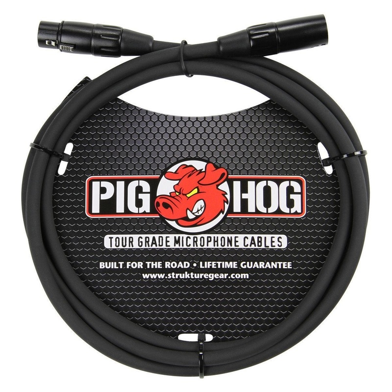pig-hog-6ft-xlr-8mm-tour-grade-microphone-cable Pig Hog 6ft XLR 8mm Tour Grade Microphone Cable