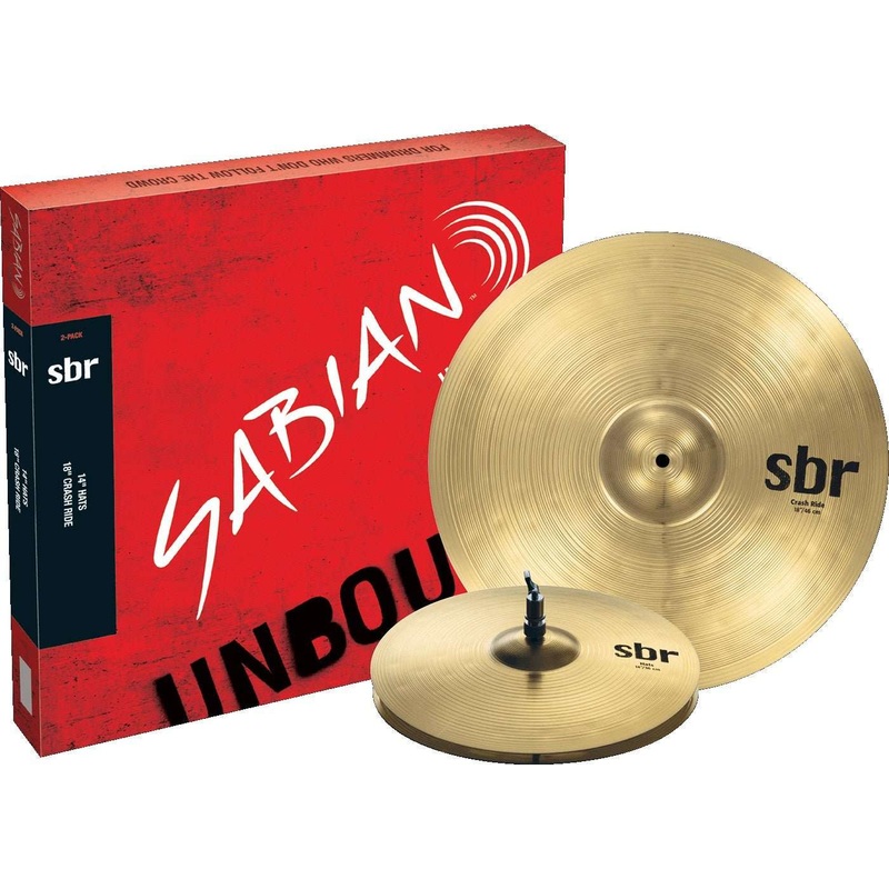 sabian-sbr5002-sbr-2-pack-cymbal-set-made-in-canada SABIAN SBR5002 SBR 2-Pack Cymbal Set Made In Canada