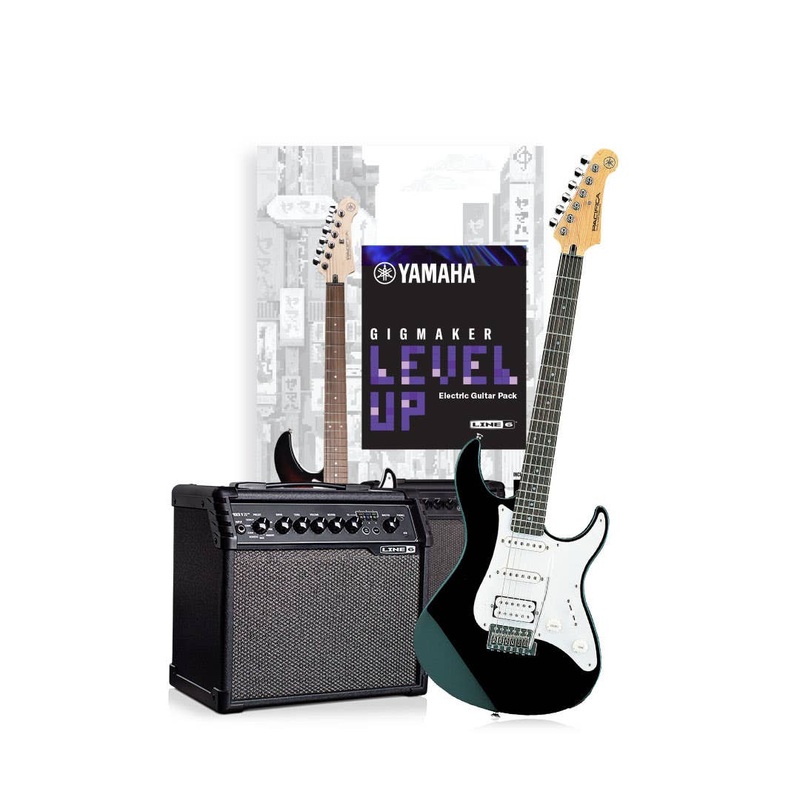 yamaha-gigmaker-level-up-electric-guitar-package-black Yamaha GIGMAKER Level Up Electric Guitar Package - Black