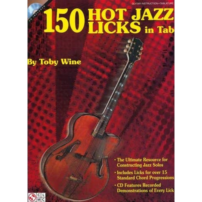 150-hot-jazz-licks-in-tab-bk-cd 150 Hot Jazz Licks In Tab Bk/Cd
