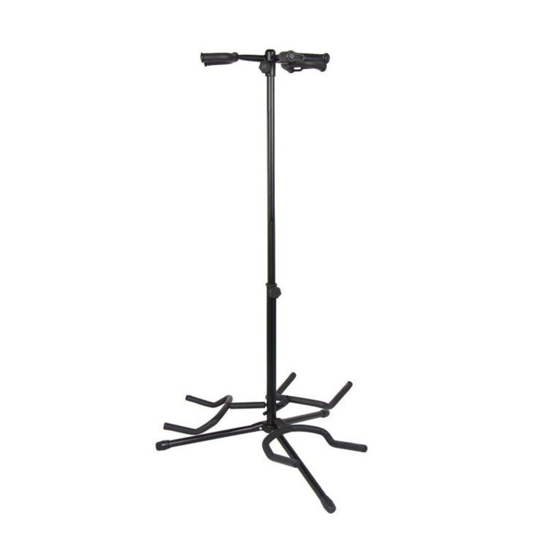 deluxe-triple-guitar-stand-with-tripod-base Deluxe Triple Guitar Stand with Tripod Base