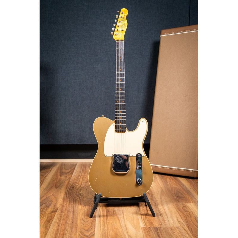 fender-59-esquire-custom-journeyman-relic-aged-shoreline-gold-pre-owned-2018-collection-custom-build-for-namm-show-2017 Fender 59 Esquire Custom Journeyman Relic - Aged Shoreline Gold - Pre-Owned (2018 Collection Custom Build for NAMM show 2017)