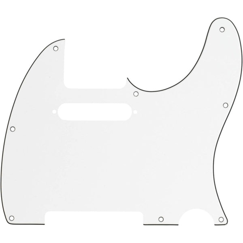 fender-pickguard-tele-8-hole-parchment Fender Pickguard, Tele, 8 Hole, Parchment