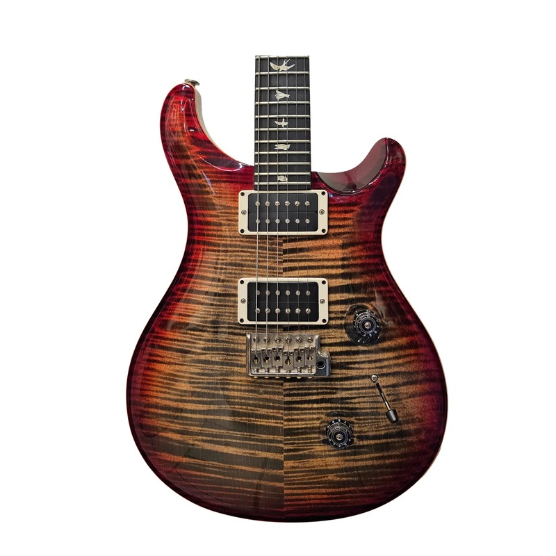 prs-custom-24-charcoal-cherry-burst-2016-10-top-flame-re-loved PRS Custom 24 Charcoal Cherry Burst 2016 10-Top Flame (Re-Loved)