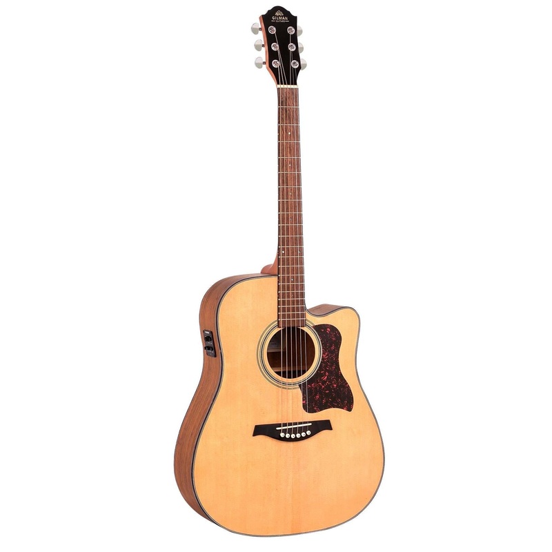 gilman-gd10ce-acoustic-electric-dreadnought-guitar-natural Gilman GD10CE Acoustic Electric Dreadnought Guitar Natural