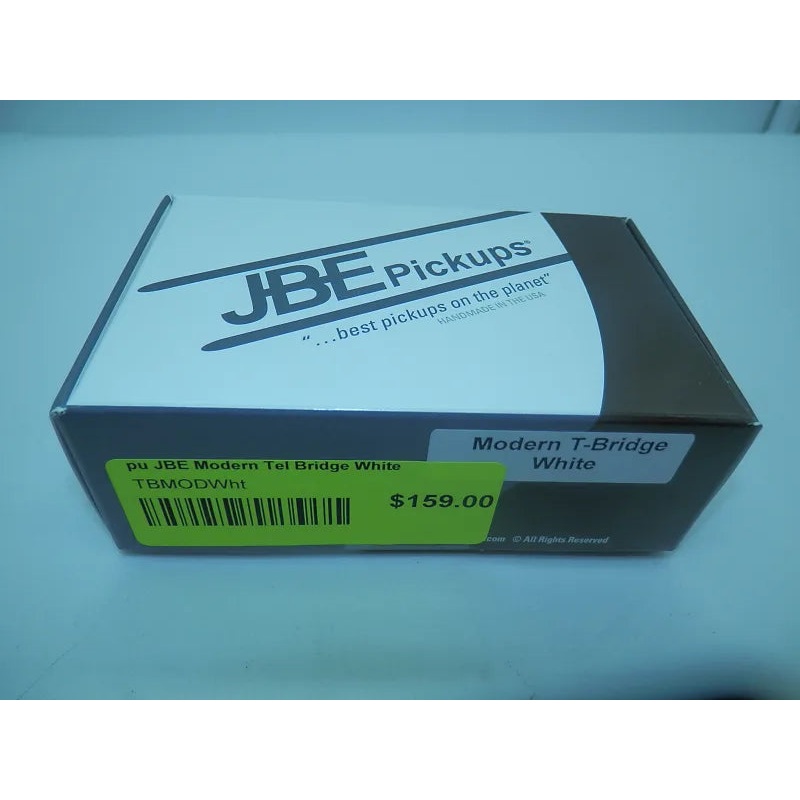 joe-barden-engineering-jbe-pickups-modern-t-style-bridge-pickup-white Joe Barden Engineering (JBE Pickups) Modern T-Style Bridge Pickup White