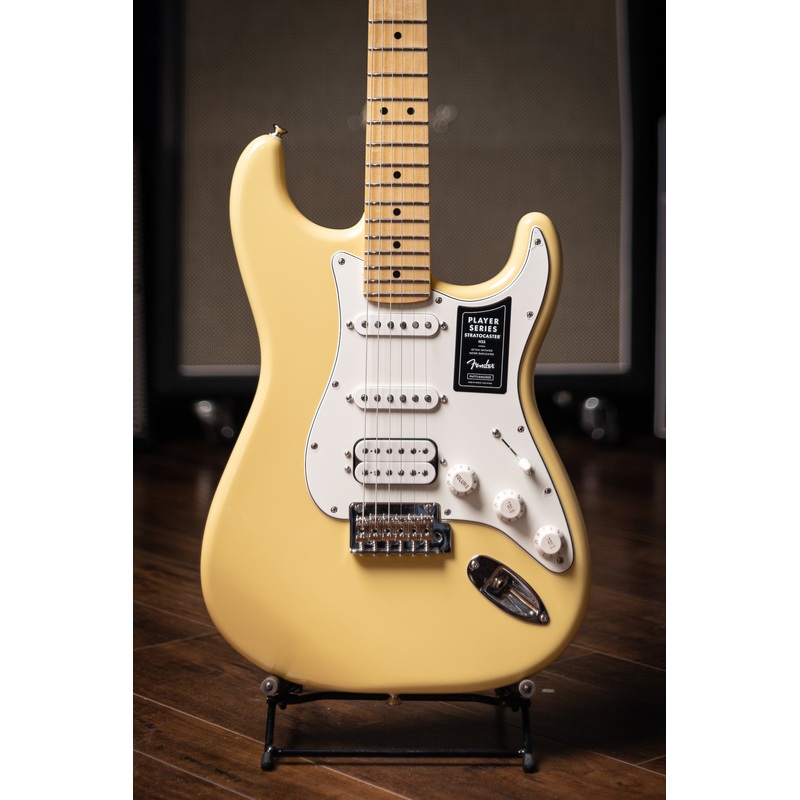 fender-stratocaster-player-series-hss-electric-guitar-buttercream Fender Stratocaster Player Series HSS Electric Guitar - Buttercream