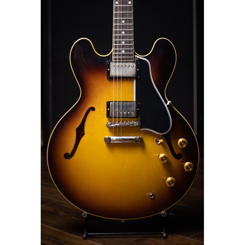 gibson-custom-shop-1959-es-335-reissue-vos-electric-guitar-vintage-burst Gibson Custom Shop 1959 ES-335 Reissue VOS Electric Guitar - Vintage Burst