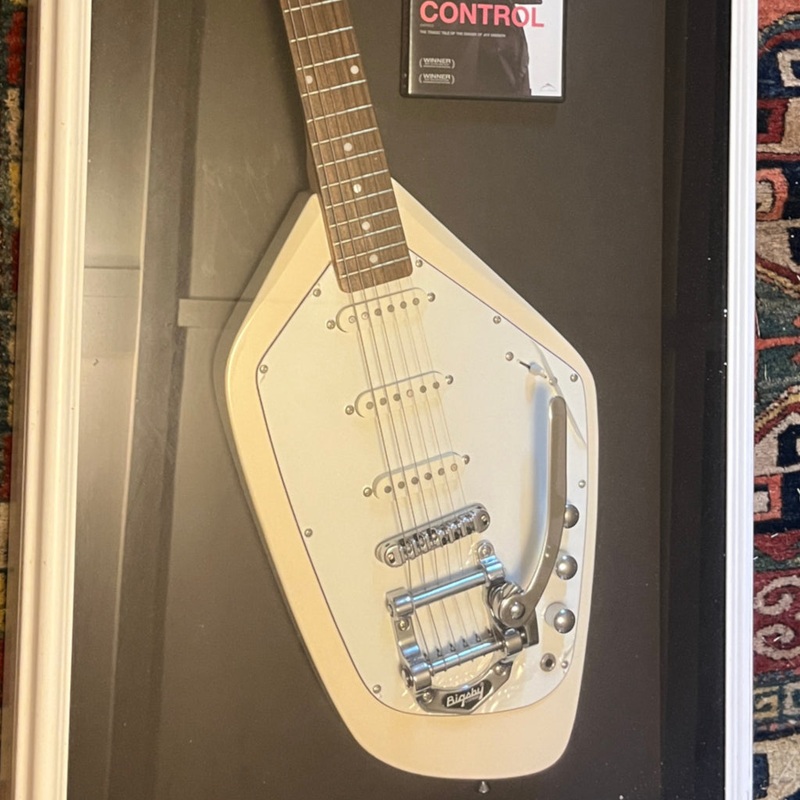 joy-division-guitar-actual-prop-from-the-film-control-vintage-white Joy Division Guitar - Actual Prop from the Film "Control" Vintage White