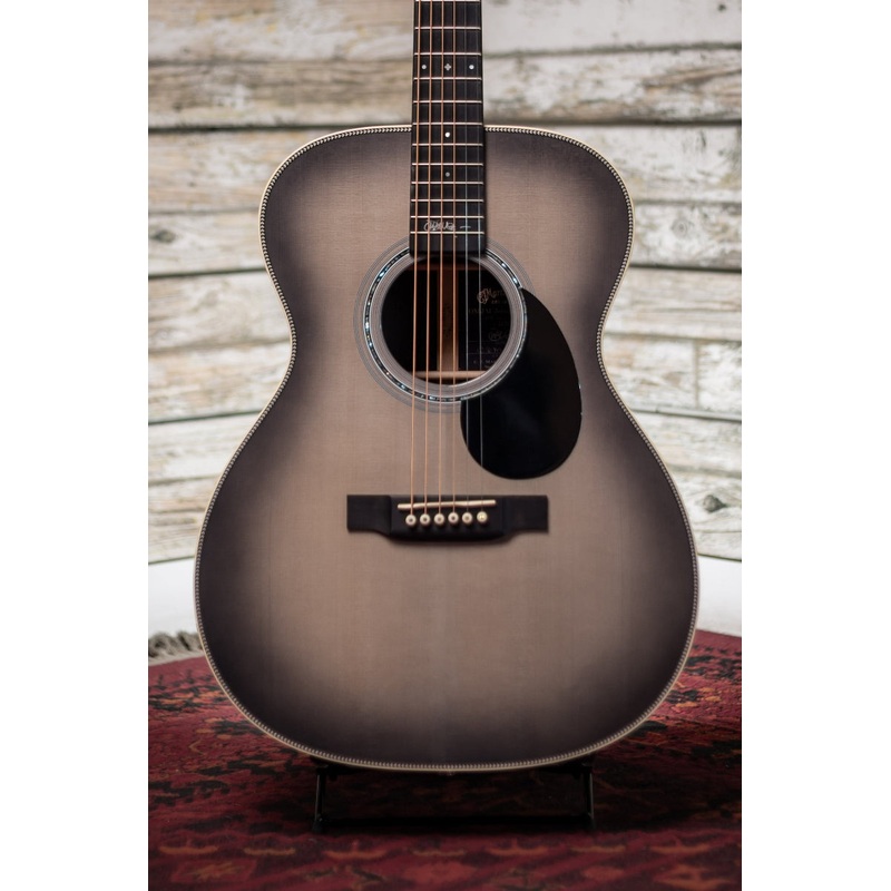 martin-omjm-20th-anniversary-john-mayer-acoustic-guitar-platinum-gray Martin OMJM 20th Anniversary John Mayer Acoustic Guitar - Platinum Gray