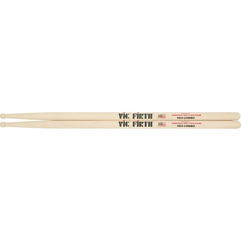 vic-firth-sd4-american-custom-combo-drum-sticks-wood Vic Firth SD4 American Custom Combo Drum Sticks Wood