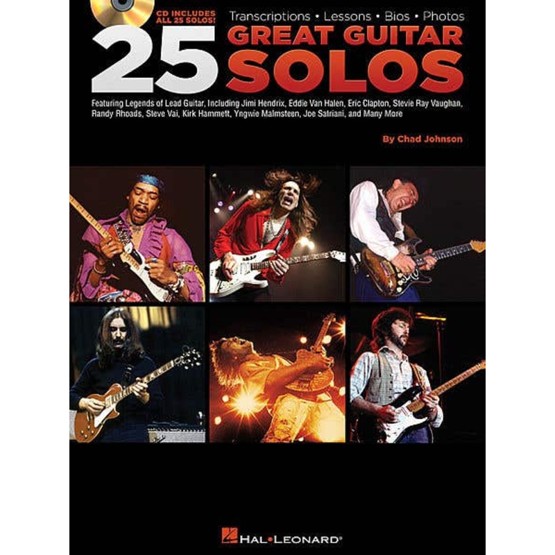 25-great-guitar-solos-gtr-tab-bk-cd 25 Great Guitar Solos Gtr Tab Bk/Cd