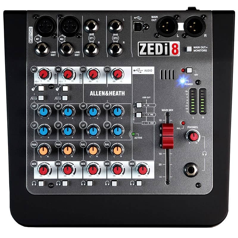 allen-and-heath-zedi8-compact-usb-mixer-zedi-8 Allen and Heath ZEDi8 Compact USB Mixer (ZEDi-8)