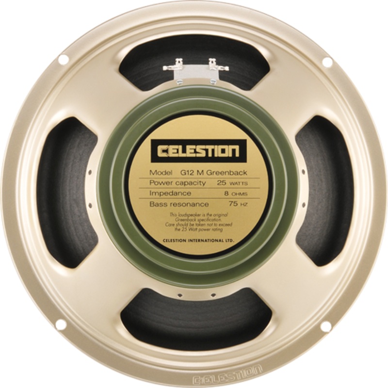 celestion-classic-greenback-12-25w-speaker-16ohm Celestion Classic Greenback 12" 25W Speaker 16OHM