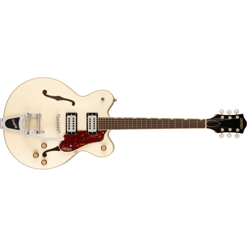 gretsch-g2622t-streamliner-center-block-double-cut-with-bigsby-laurel-fingerboard-broadtron-bt-3s-pickups-vintage-white Gretsch G2622T Streamliner Center Block Double-Cut with Bigsby, Laurel Fingerboard, BroadTron BT-3S Pickups, Vintage White